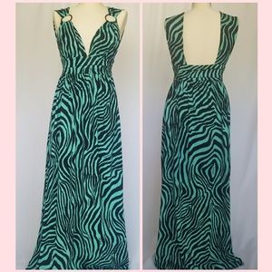 Fabulosity Mint Green Sleeveless Maxi Dress